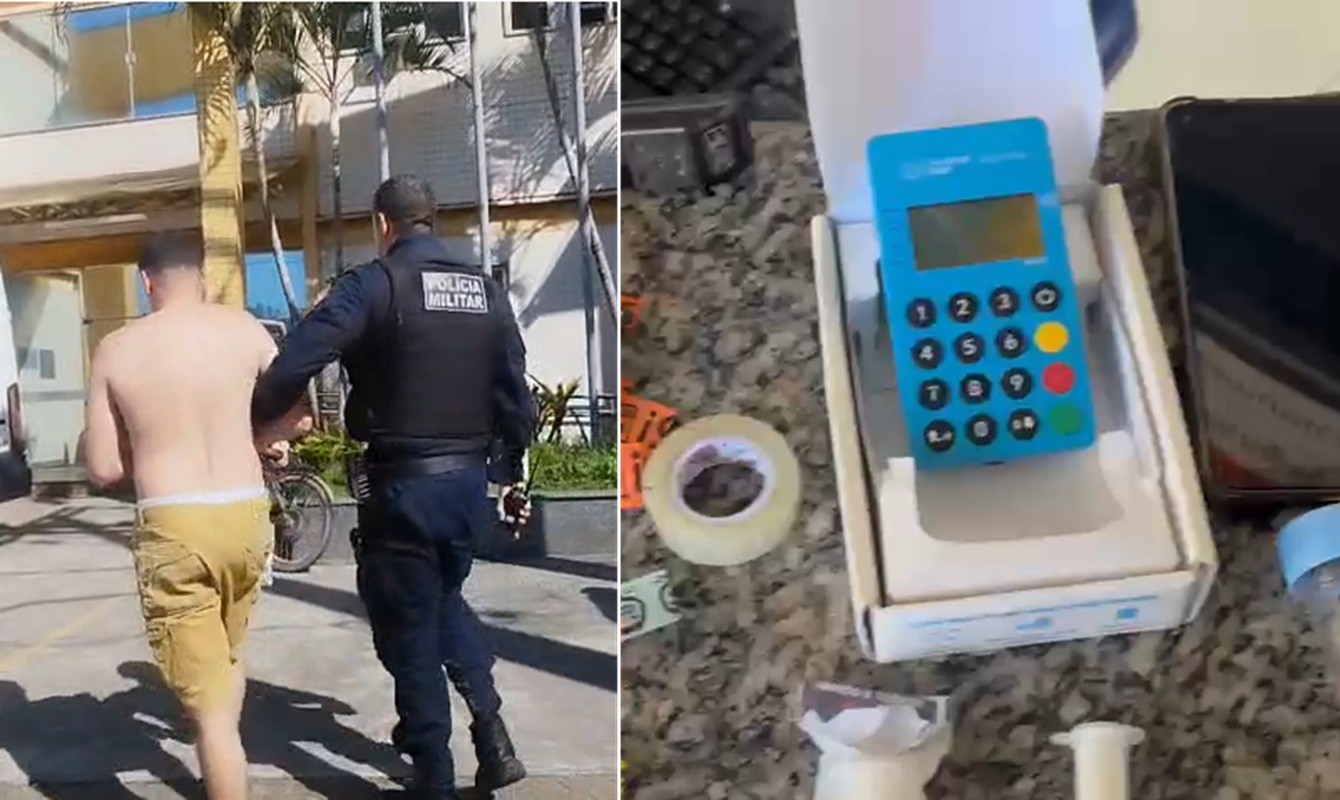 Suspeito de tráfico com máquina de cartão usada para venda de drogas é preso em Rio das Ostras