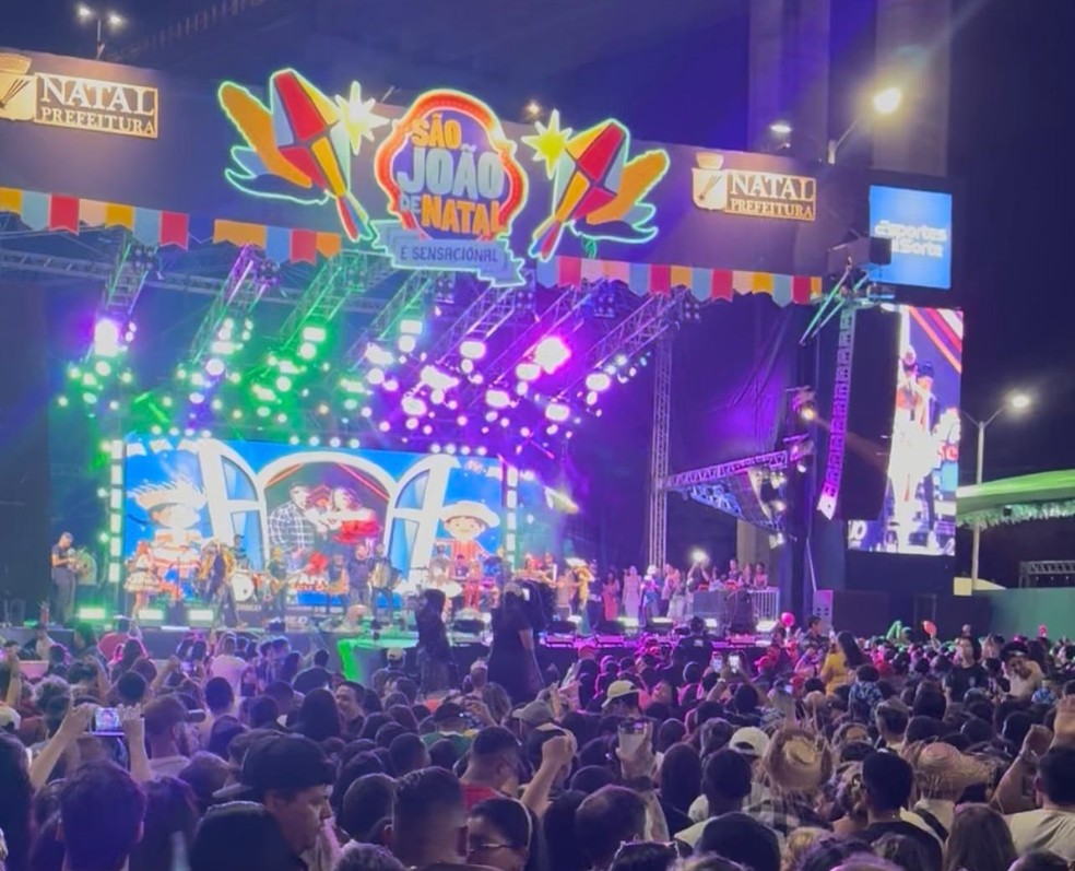 Encerramento do São João de Natal 2025 reúne 75 mil pessoas na Zona Norte — Foto: Sérgio Henrique Santos/Inter TV