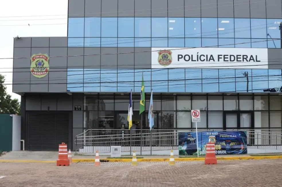 Prédio da Polícia Federal em Palmas — Foto: Djavan Barbosa/Jornal do Tocantins