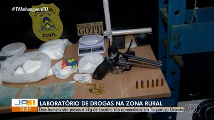 Homens são presos com drogas na zona rural de Palmas