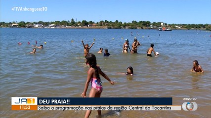 Veja programação do fim de semana durante a temporada praias na região central do estado