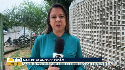 Acusado de matar mulher com golpes de picareta na cabeça é condenado em Gurupi