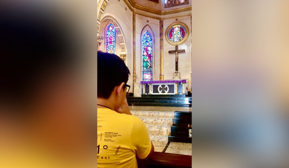 Kellen ainda destacou o lado positivo da situação, que mostra para as outras crianças que tenham fé em todos os sentidos da vida — Foto: Arquivo pessoal