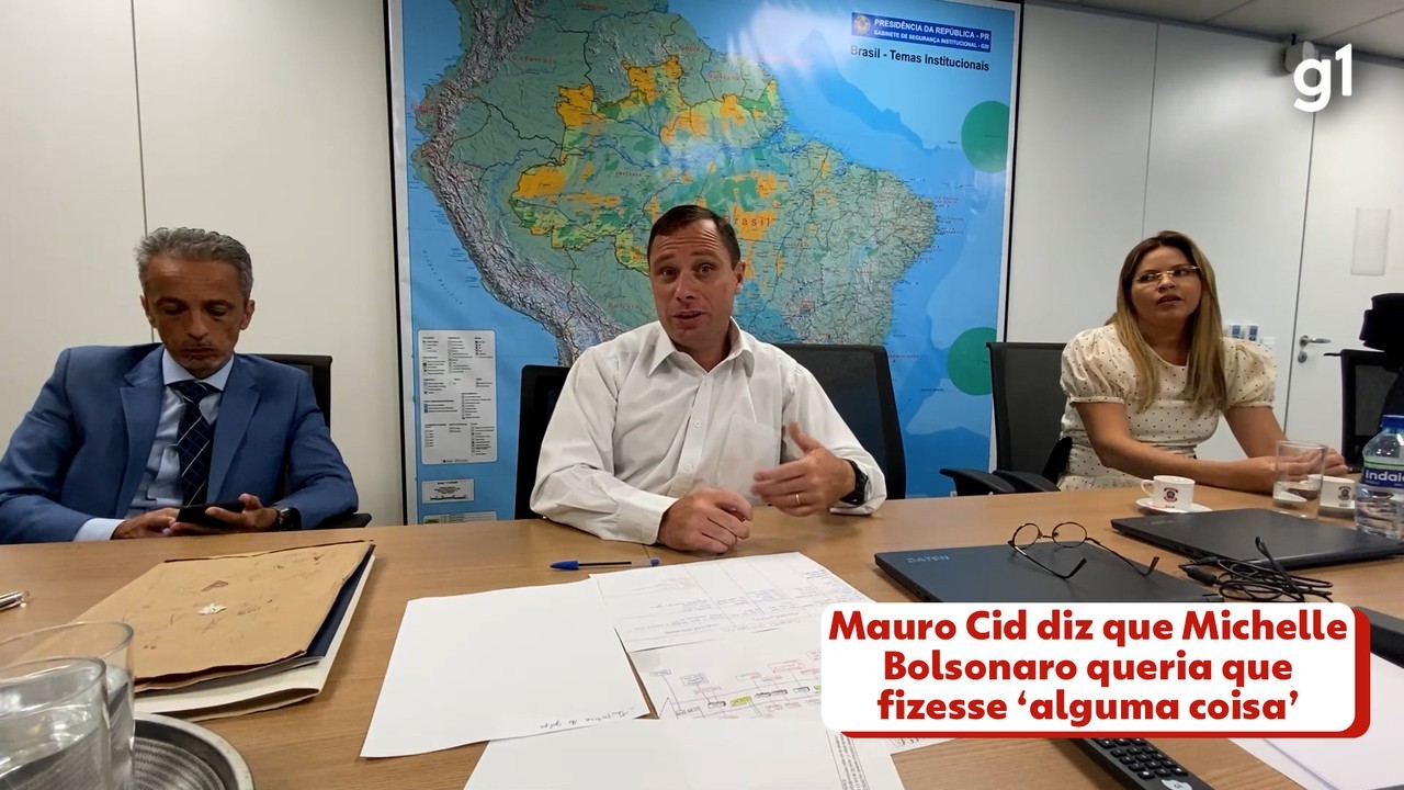 Vídeo: Michelle quase 'pirou' quando viu a mudança sair do Alvorada e disse que era preciso 'fazer alguma coisa', relata Cid