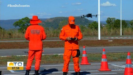 Drones com visão de calor auxiliam o Corpo de Bombeiro no combate aos incêndios