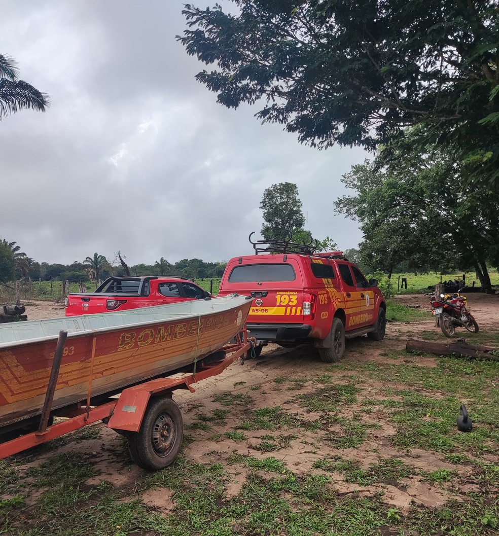 Corpo foi localizado na zona rural de Araguaína — Foto: Divulgação/Bombeiros