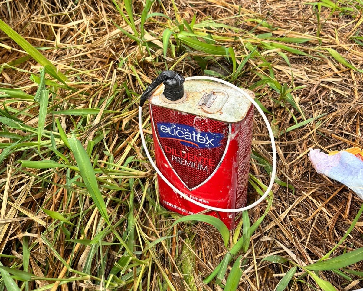 Esquadrão Antibombas da Core é acionado para recolher material explosivo em Santo Antônio de Pádua