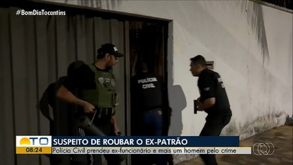 Polícia Civil prende ex-funcionário e outro homem pelo crime de roubo