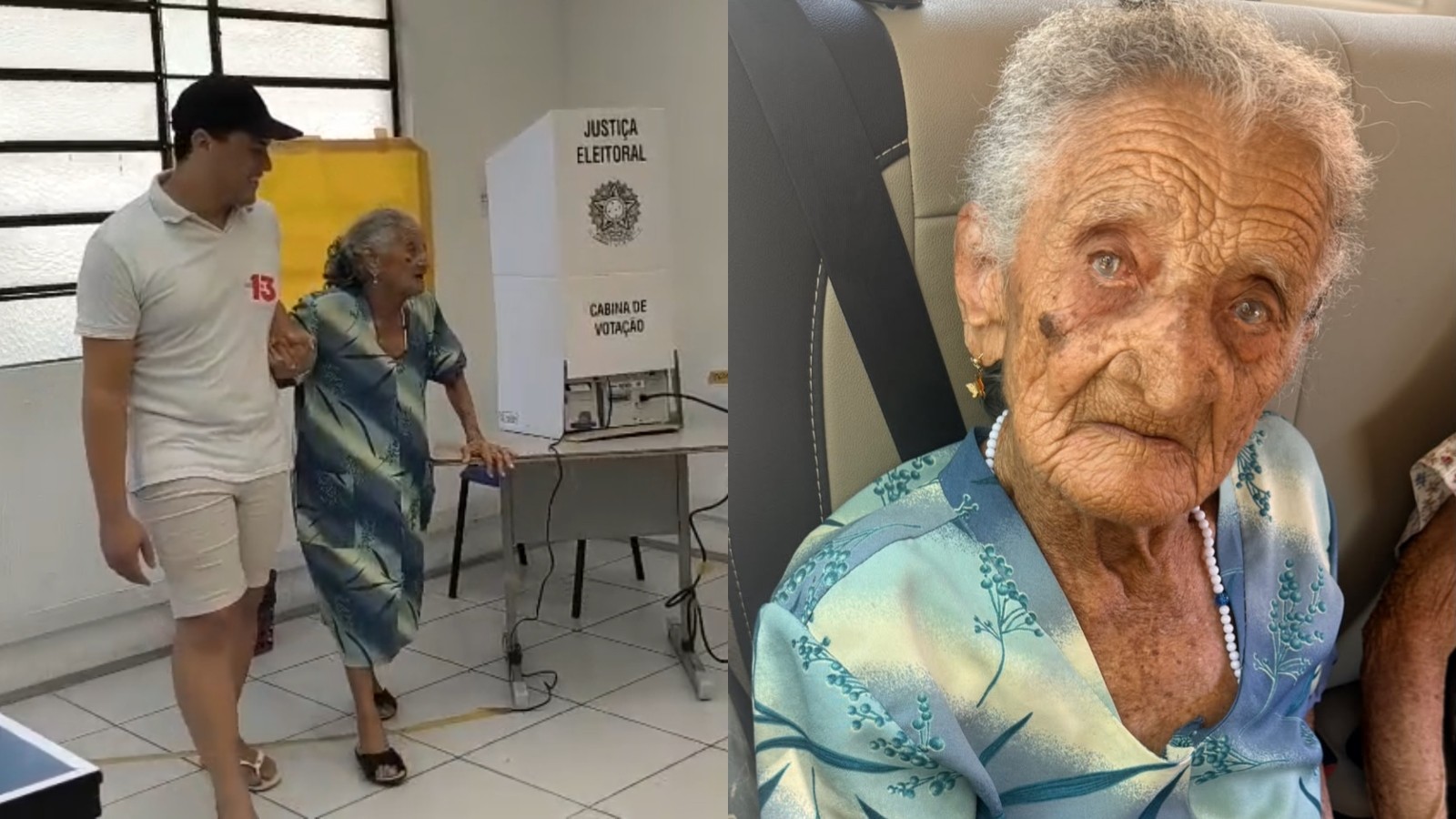 Idosa de 100 anos vota no 2º turno após não comparecer no 1º turno devido às grandes filas, no Ceará; acompanhe em tempo real