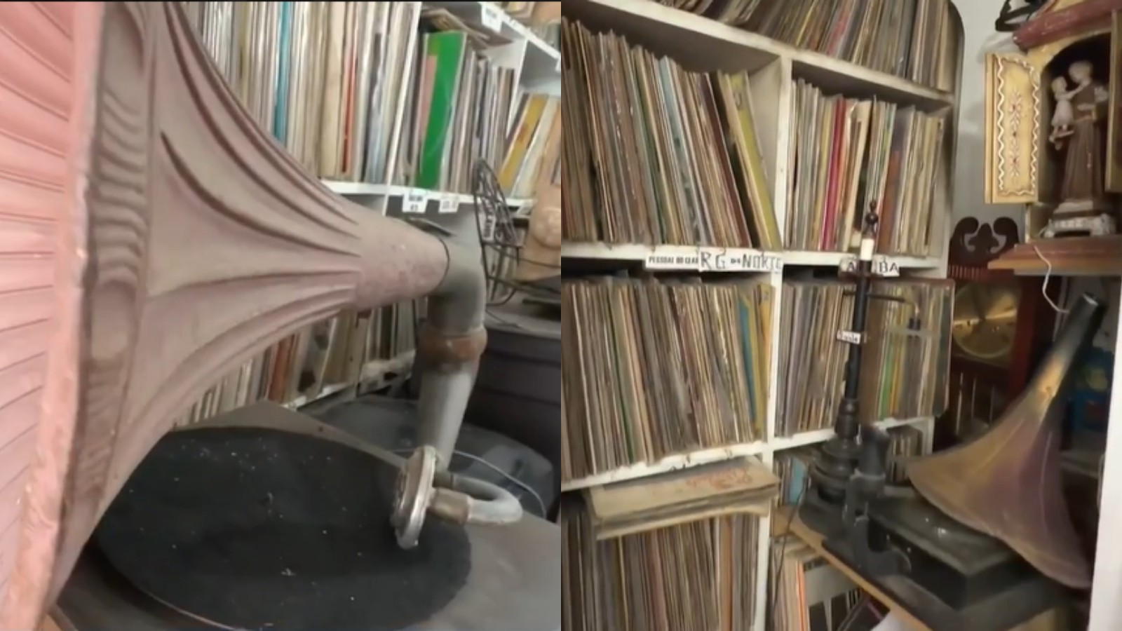 Colecionador mantém tradição do vinil com acervo de 800 discos em Teresina