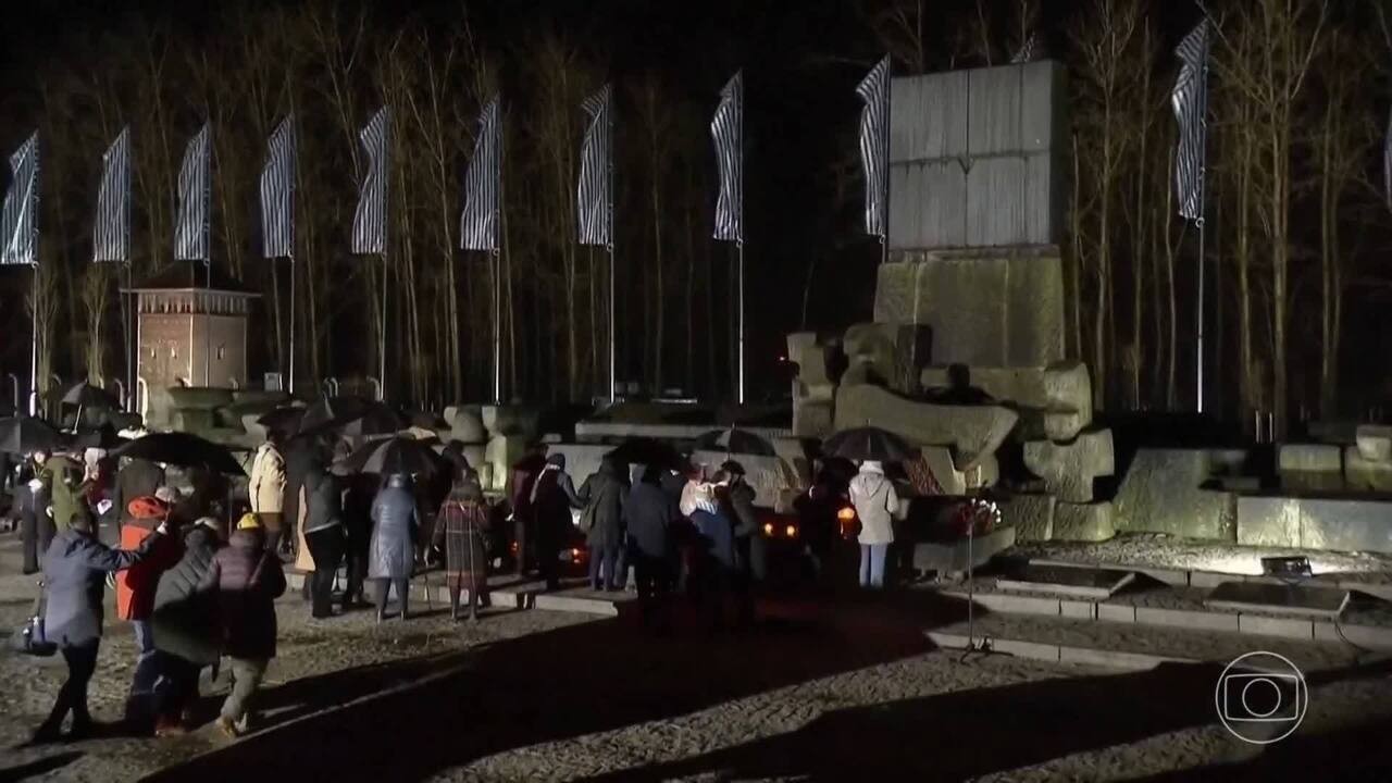 Eventos pelo mundo relembram os 79 anos do Holocausto | Jornal Nacional ...