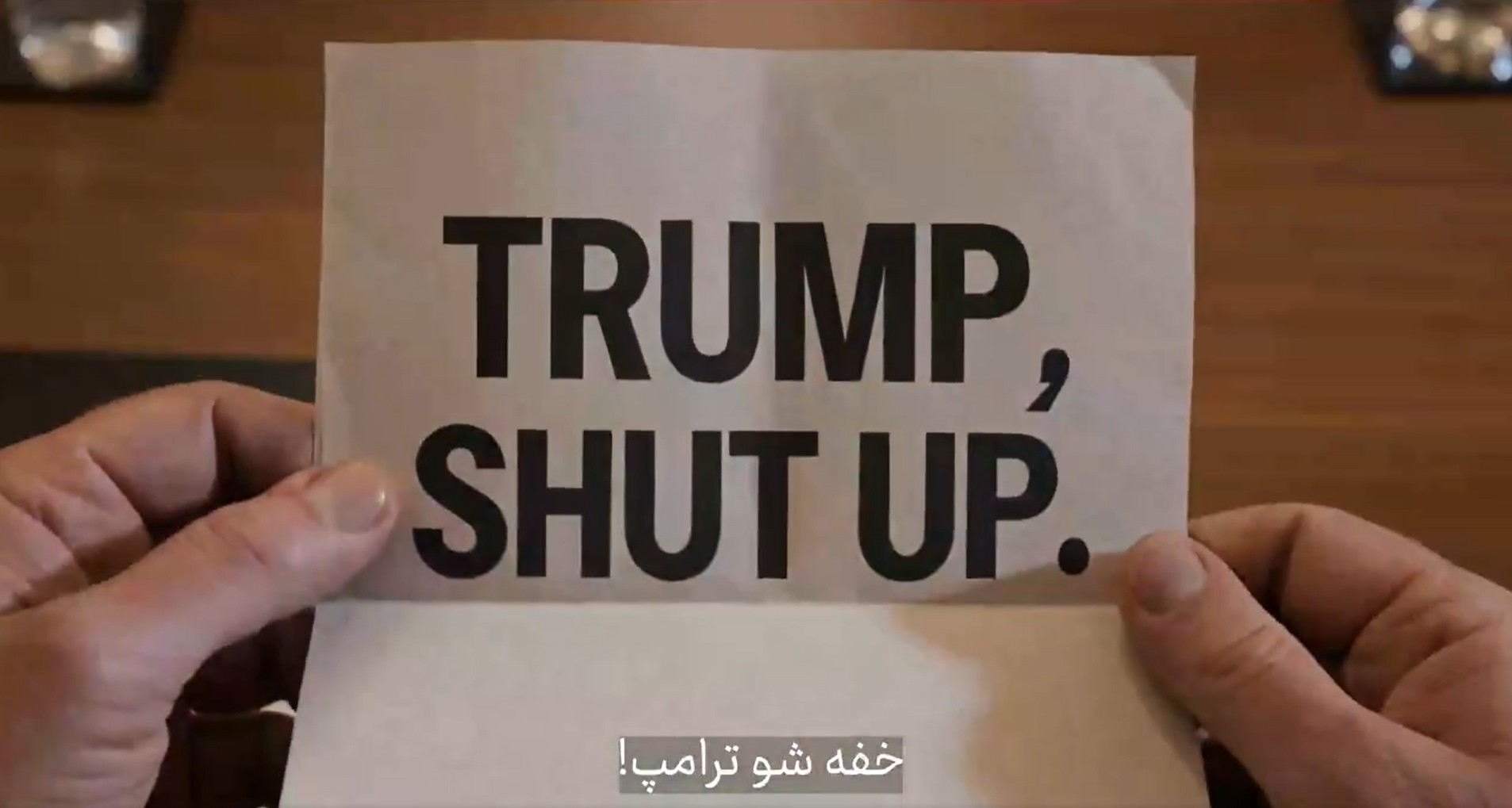 'Cale a boca, Trump', diz Irã em vídeo de IA zombando extensão de cessar-fogo