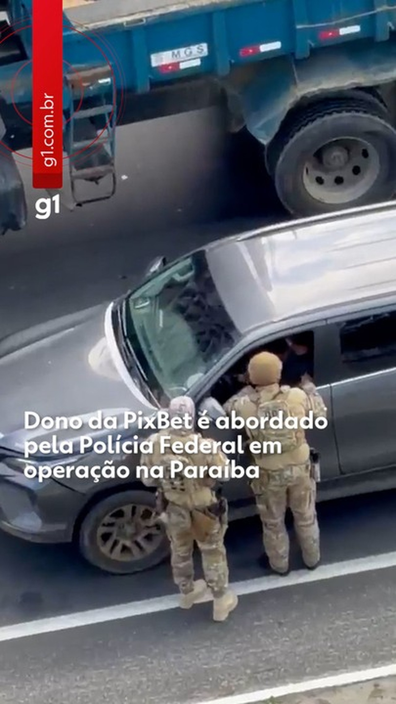 Dono da Pixbet, investigada por exploração de jogos de azar, é abordado pela PF e tem carro apreendido, na Paraíba; VÍDEO