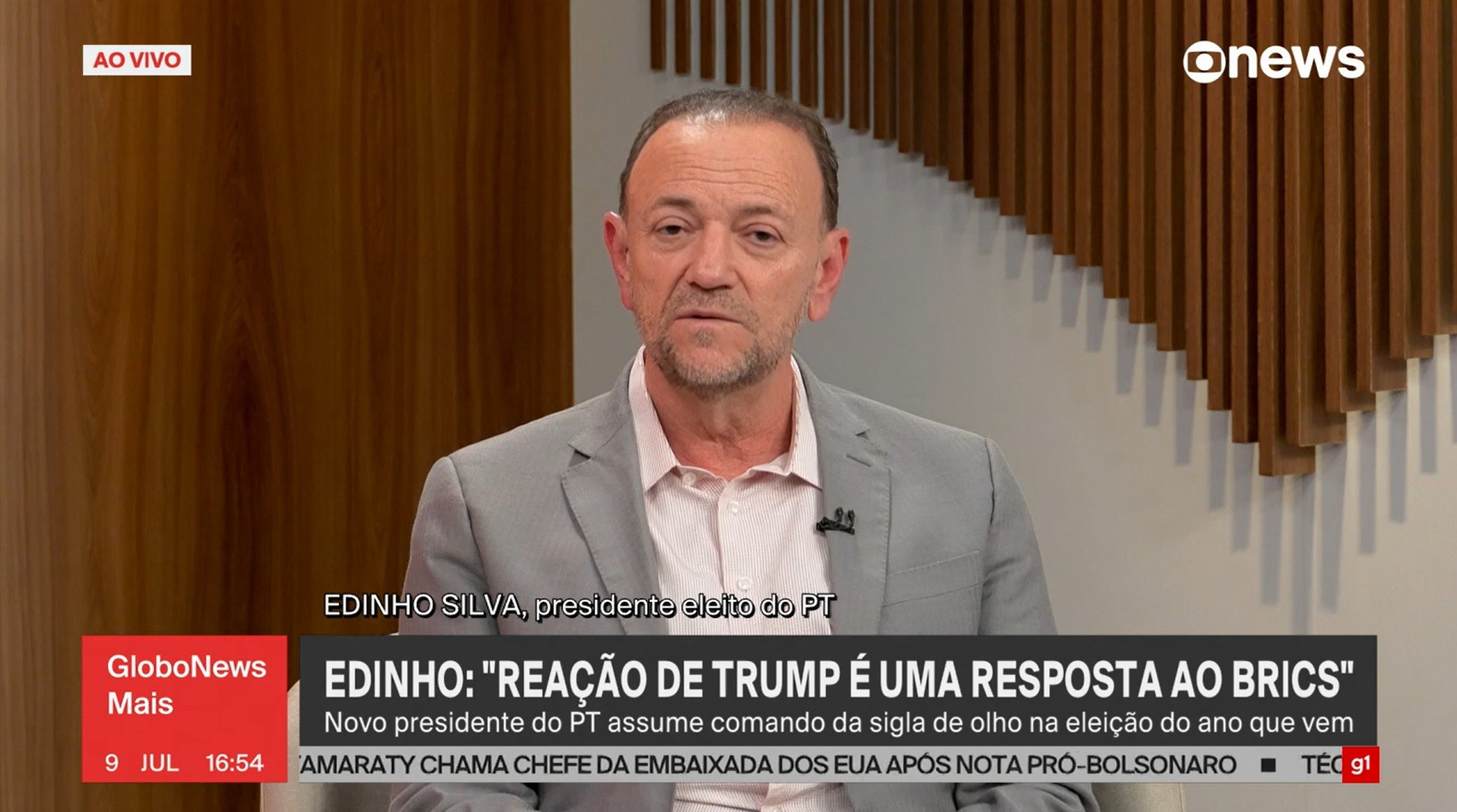 Presidente do PT, Edinho Silva diz que falas de Trump pró-Bolsonaro e taxas ao Brasil são retaliação aos Brics