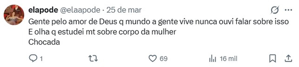 Mulheres comentam sobre fimose feminina — Foto: Reprodução