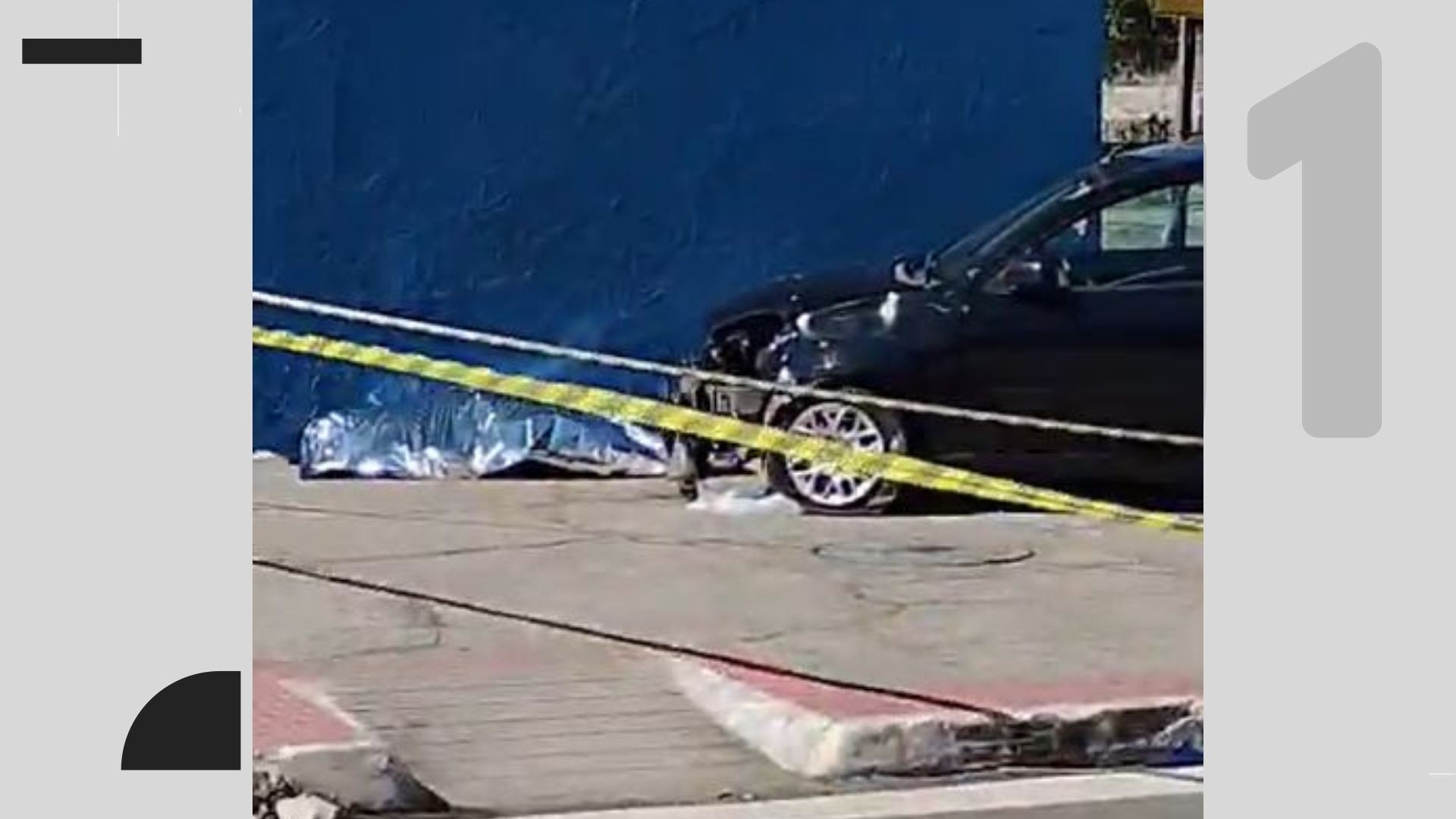 Mulher morre após ser atingida por carro e jogada contra muro em Vila Velha