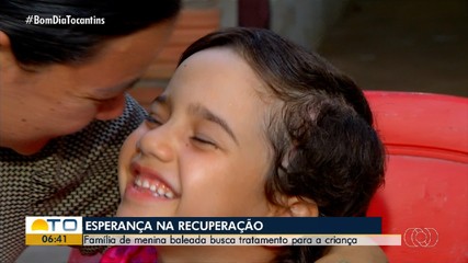 Família de menina baleada em suposto ataque busca tratamento para criança