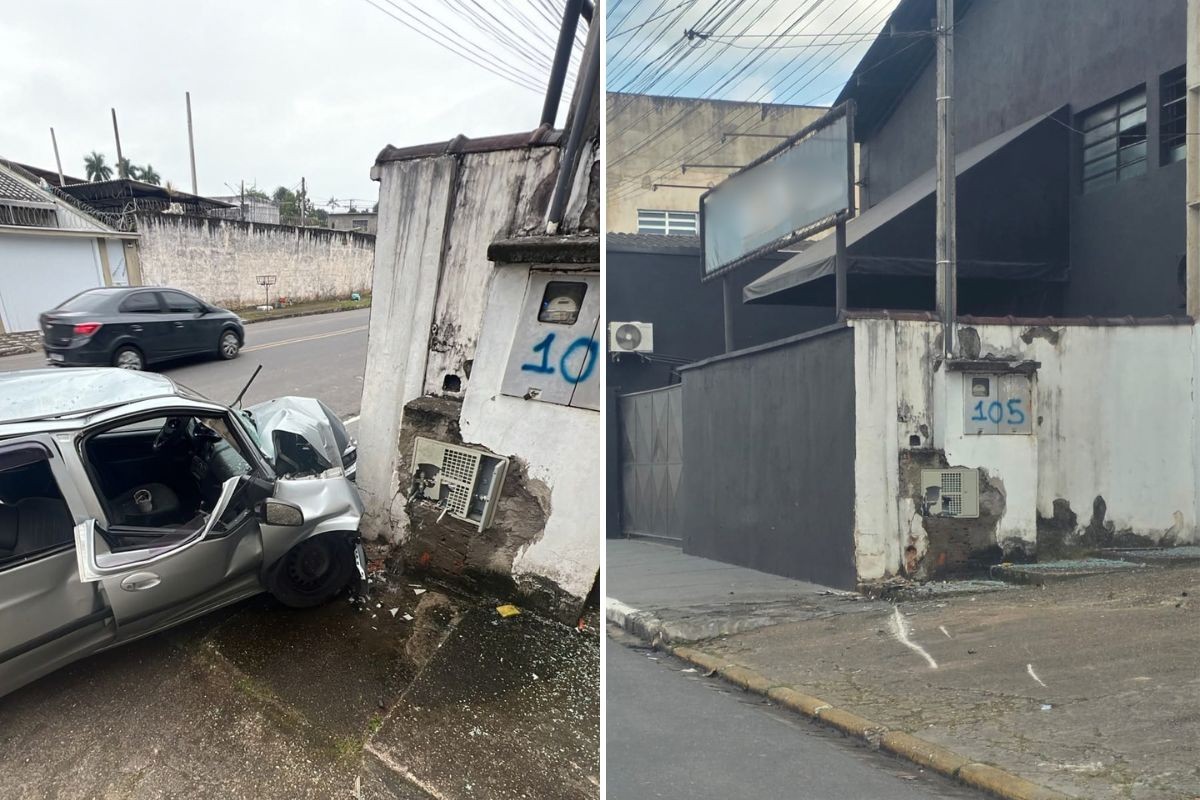 Adolescente morre após carro bater em muro no interior de SP; VÍDEO