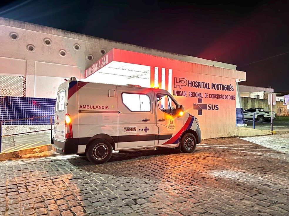 Vítimas foram levadas para o Hospital Português, em Conceição do Coité — Foto: Divulgação/Brigada Águia Resgate