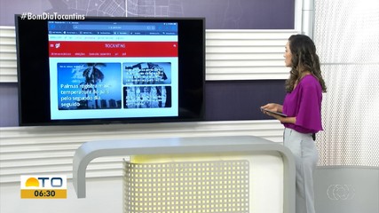 Confira o que é notícia no portal g1 Tocantins