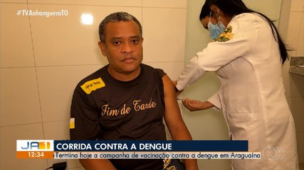 Campanha de vacinação contra a dengue encerra nesta sexta (8) em Araguaína