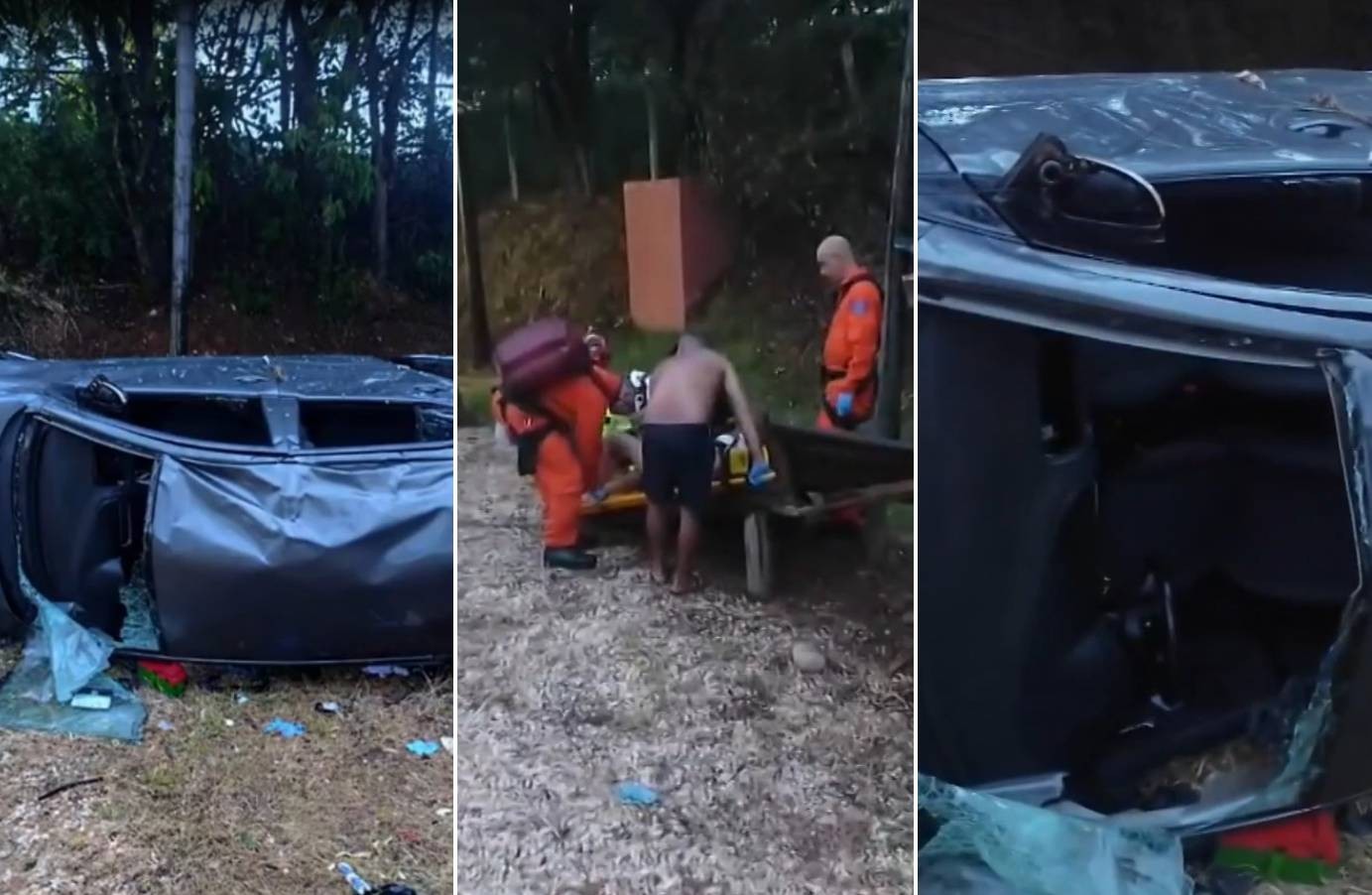 Acidente na BR-020, na Grande BH, causa uma morte e deixa quatro feridos