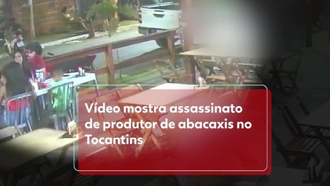 Vídeo mostra momento em que produtor rural é assassinado em Miranorte