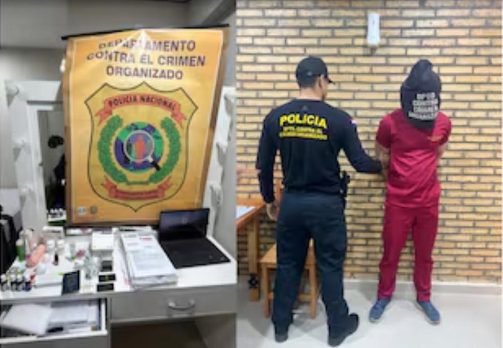 Prisão de psicólogo de Petrolina no Paraguai — Foto: Reprodução/ Redes Sociais