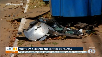 Homem morre em acidente na avenida NS-2, em Palmas
