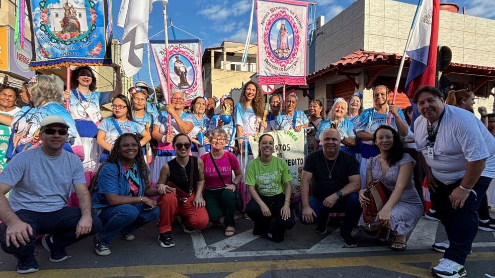 Em 2025, representantes agência de turismo de diferentes estados do Brasil estiveram no Espírito Santo para conhecer a Festa da Penha — Foto: Divulgação/Sebrae