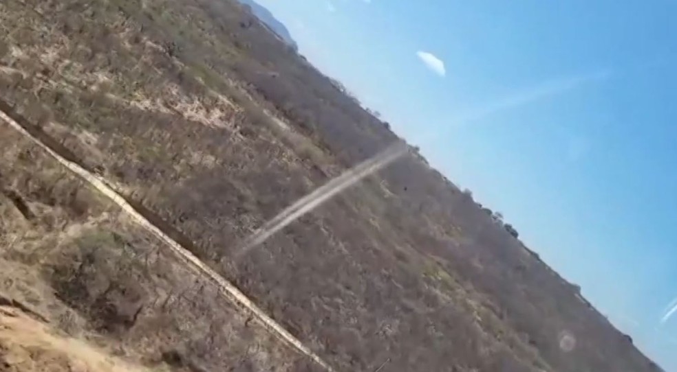Corpo foi encontrado na zona rural de Antônio Martins — Foto: Reprodução/Inter TV Cabugi