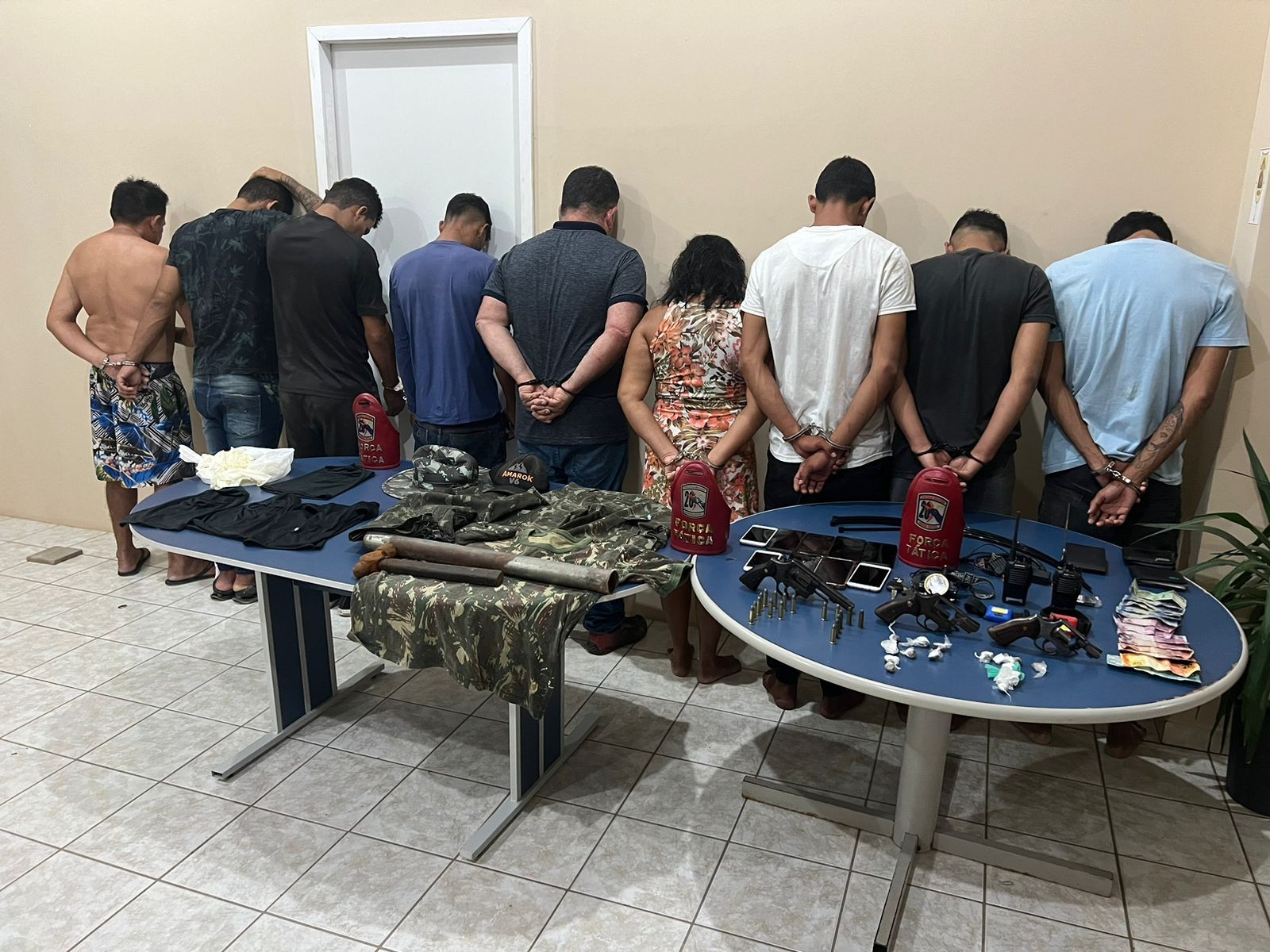 Empresário e mais oito são detidos com armas ao tentarem organizar roubo a aeronaves em Boa Vista