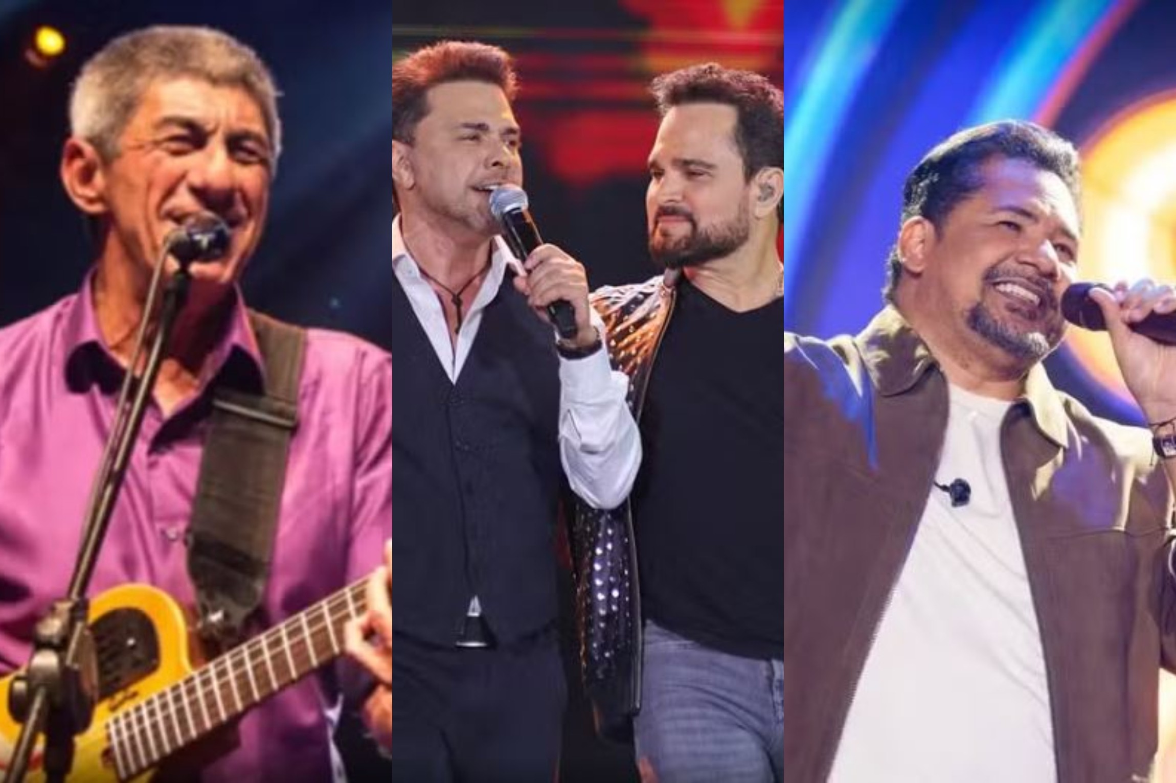 Fagner, Zezo e Zezé di Camargo e Luciano se apresentam no São de João de Natal neste sábado (13); veja programação