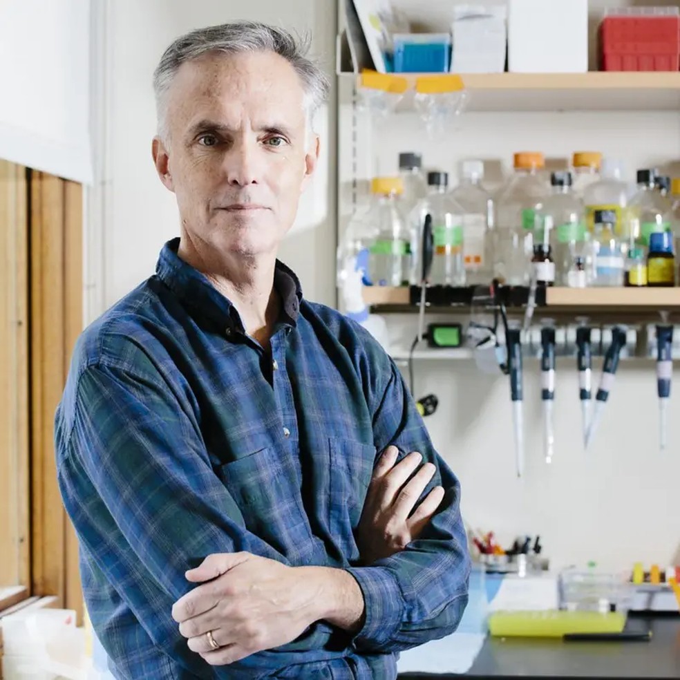 James Collins e sua equipe descobriram possíveis novos antibióticos em velocidade muito maior que o que era possível até então, graças às ferramentas de IA criadas por eles próprios — Foto: M Scott Brauer/BBC