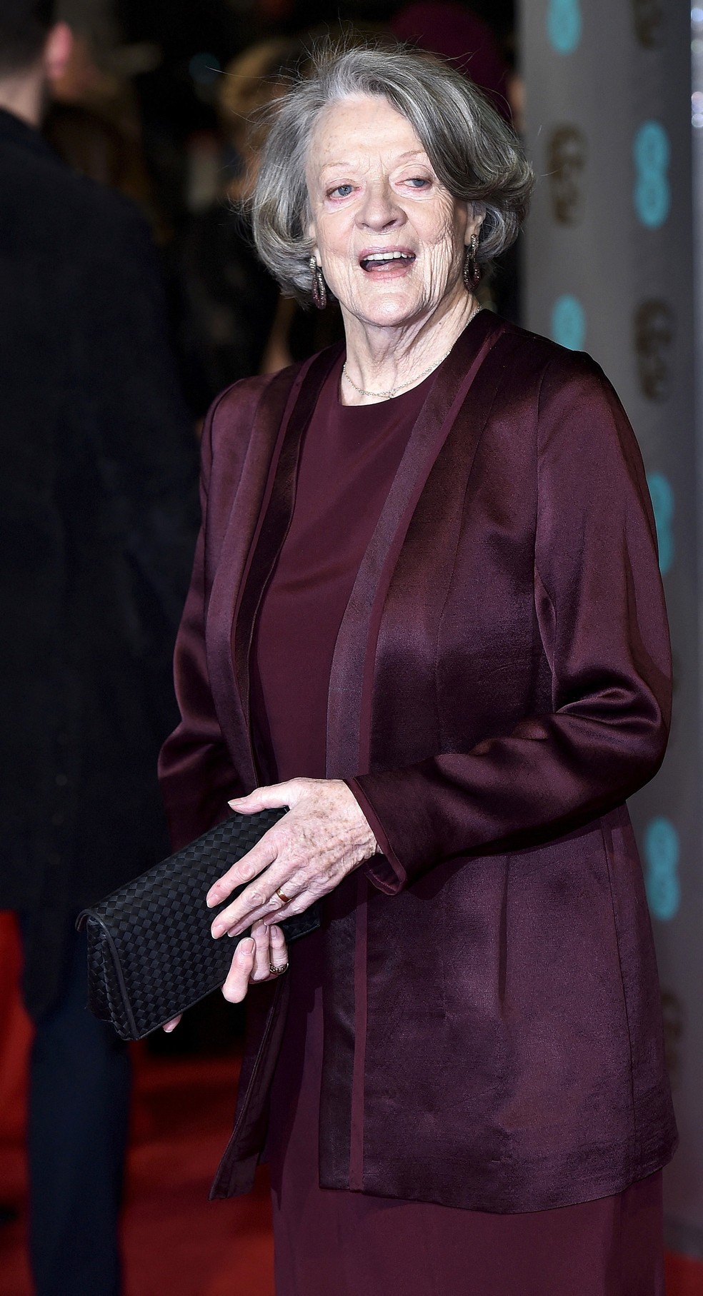 Maggie Smith no BAFTA em Londres em 2016 — Foto: REUTERS/Toby Melville/File Photo