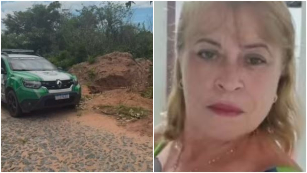 A servidora pública Maria Itelvina Monteiro de Arruda, conhecida como "Mocinha", de 61 anos, foi encontrada morta em um terreno baldio em Camocim. — Foto: Reprodução