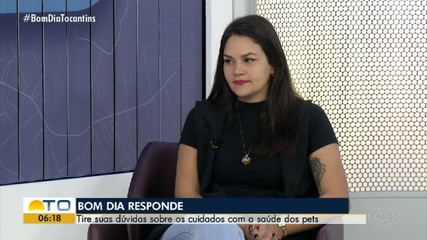 Veterinária tira dúvidas sobre a saúde dos pets no Bom Dia Responde