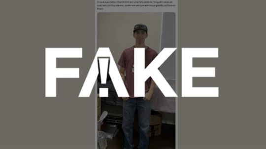 É #FAKE foto que mostra Tyler Robinson, acusado pela morte de Charlie Kirk, usando camiseta com rosto e nome de Lula - Post viral manipula imagem retirada do perfil do jovem no Facebook, na qual a camiseta não tinha nenhuma estampa. Versão fake passou a circular depois prisão de suspeito pelo assassinato do ativista.