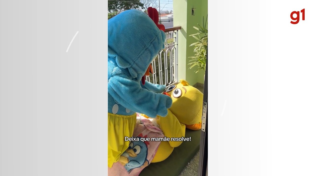 VÍDEO: Galinha Pintadinha faz paródia com mãe que transformou varanda em quarto para filha