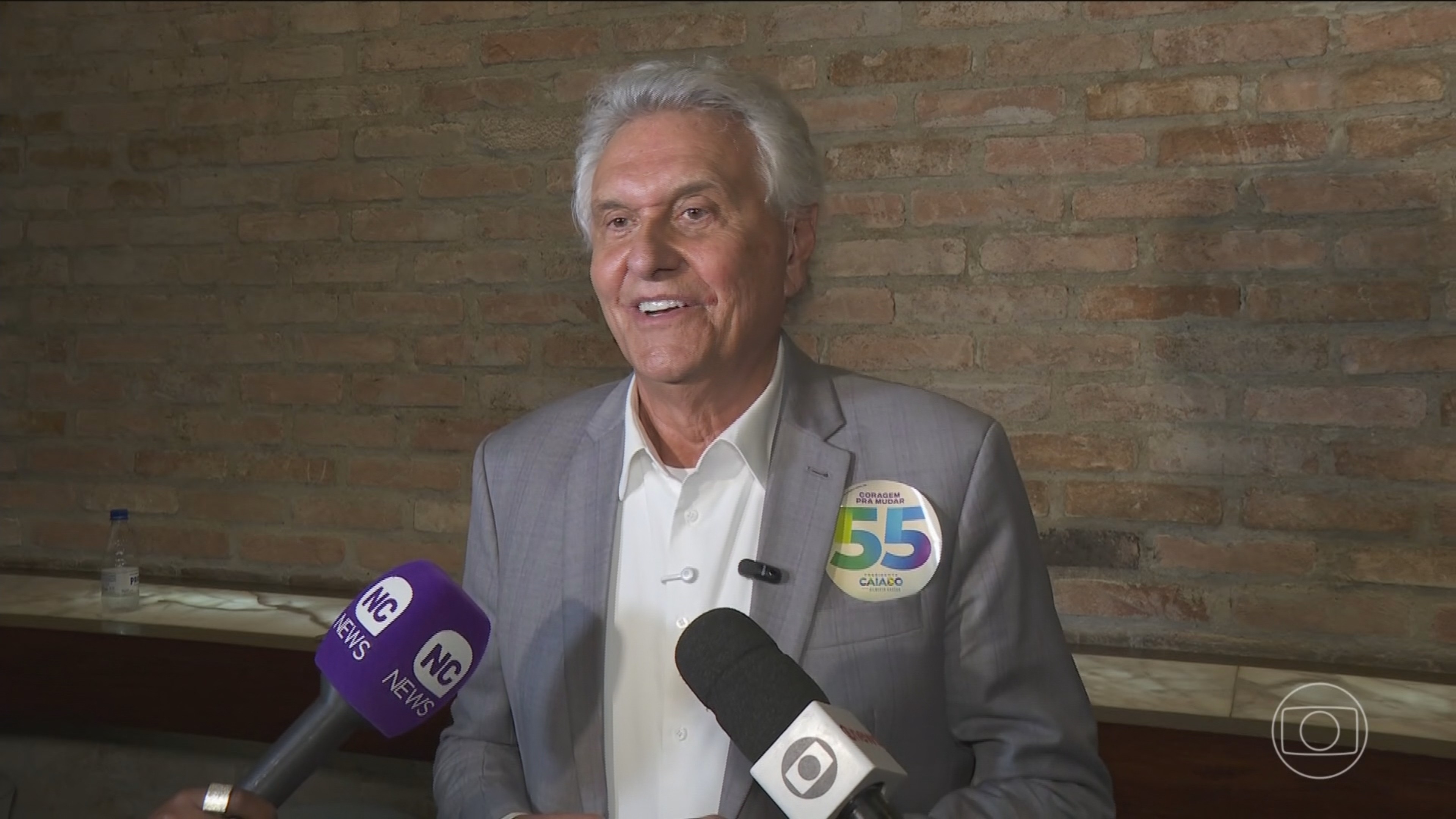 Ronaldo Caiado, candidato à Presidência pelo PSD, faz campanha em São Paulo