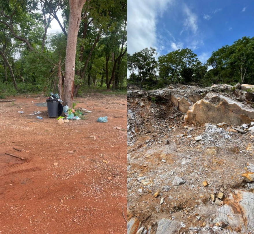 Vistoria do MP aponta degradação ambiental no Morro de Santo Antônio (MT) 