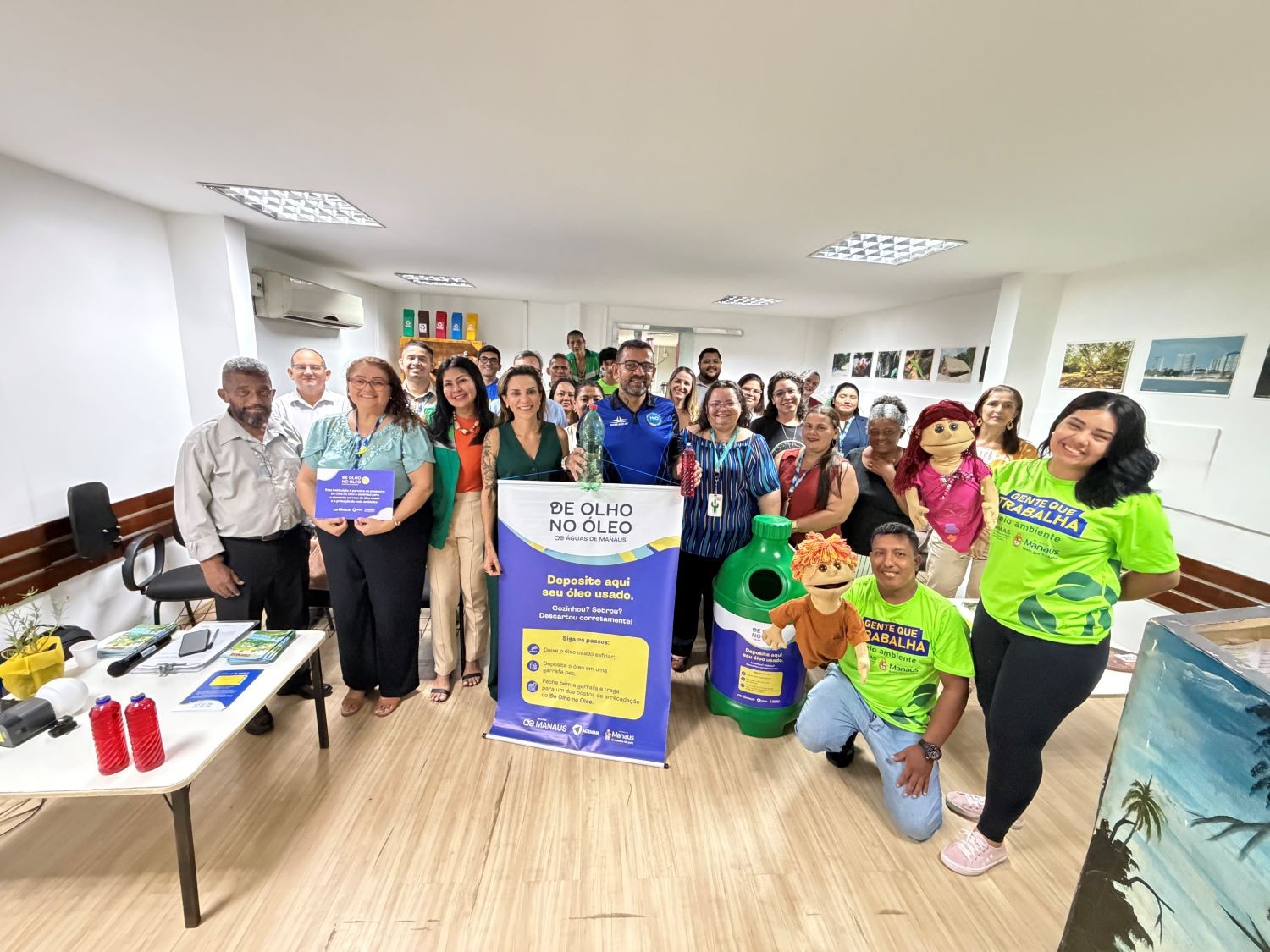 Águas de Manaus lança programa sobre descarte correto de óleo de cozinha