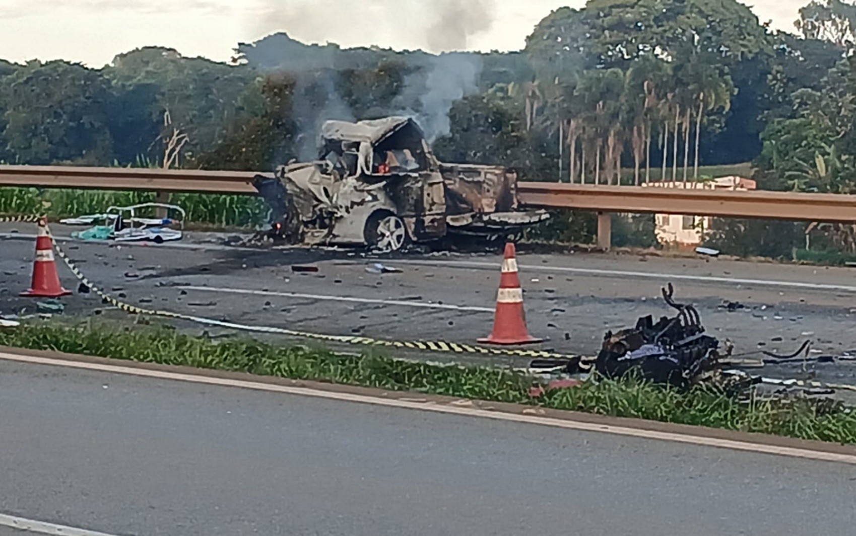 Acidentes da quarta-feira de cinzas no Sul de Minas em 2026