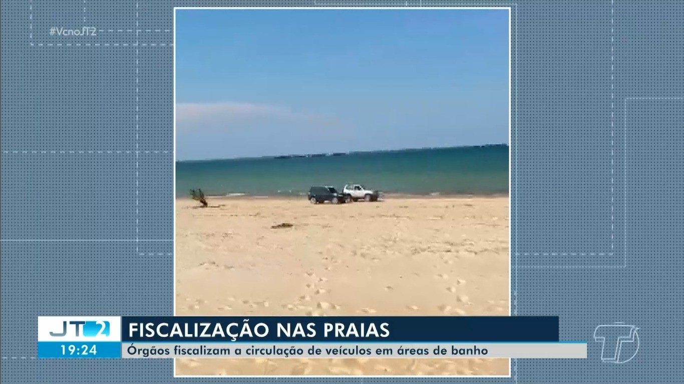 Órgãos ambientais reforçam fiscalização nas praias de Santarém após aumento de flagrantes de veículos