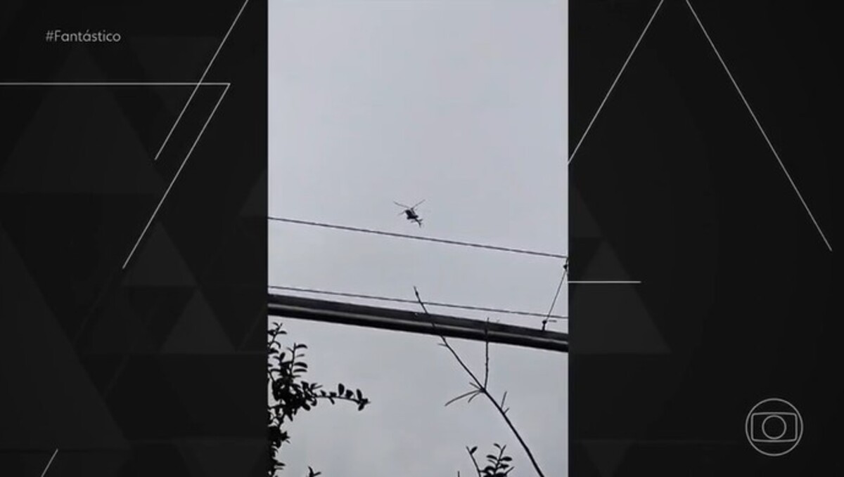 Sem saber, moradores filmaram helicóptero em que estava Rick instantes antes do acidente: 'Chamou atenção'