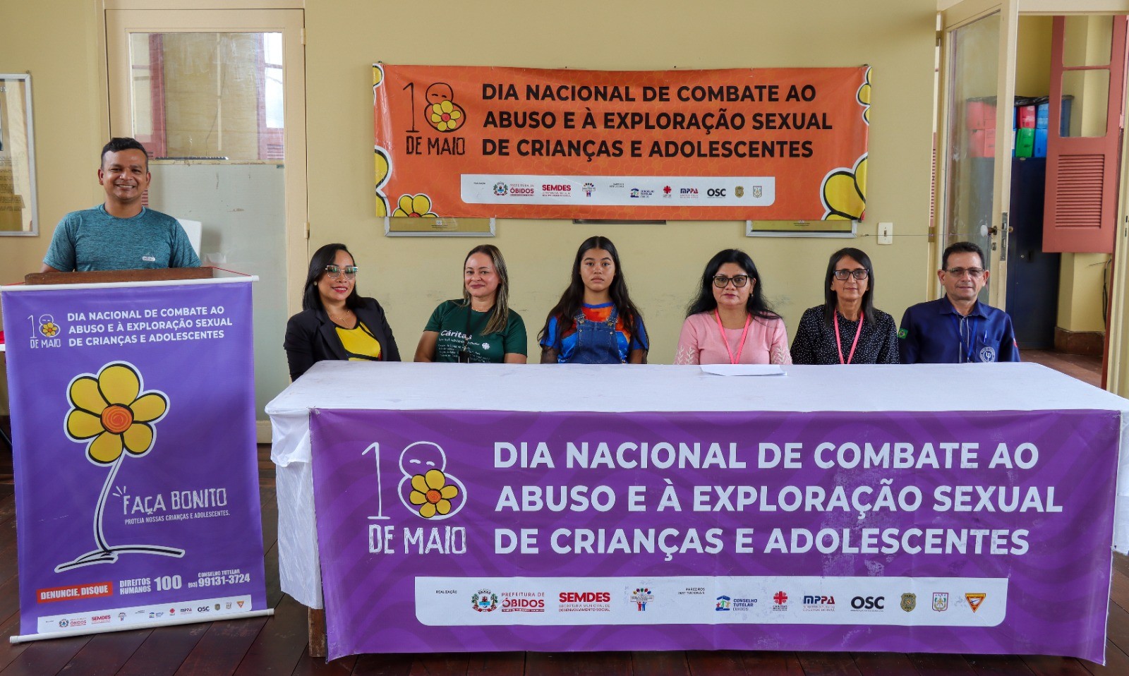 Óbidos lança campanha ‘Faça Bonito’ e mobiliza rede de proteção contra abuso infantil