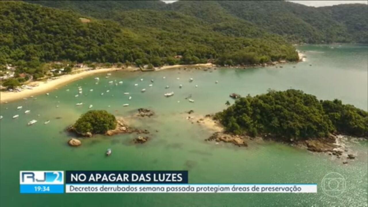 Último ato de Castro revoga regras ambientais no RJ e pode liberar construções em áreas preservadas de Angra e Região dos Lagos