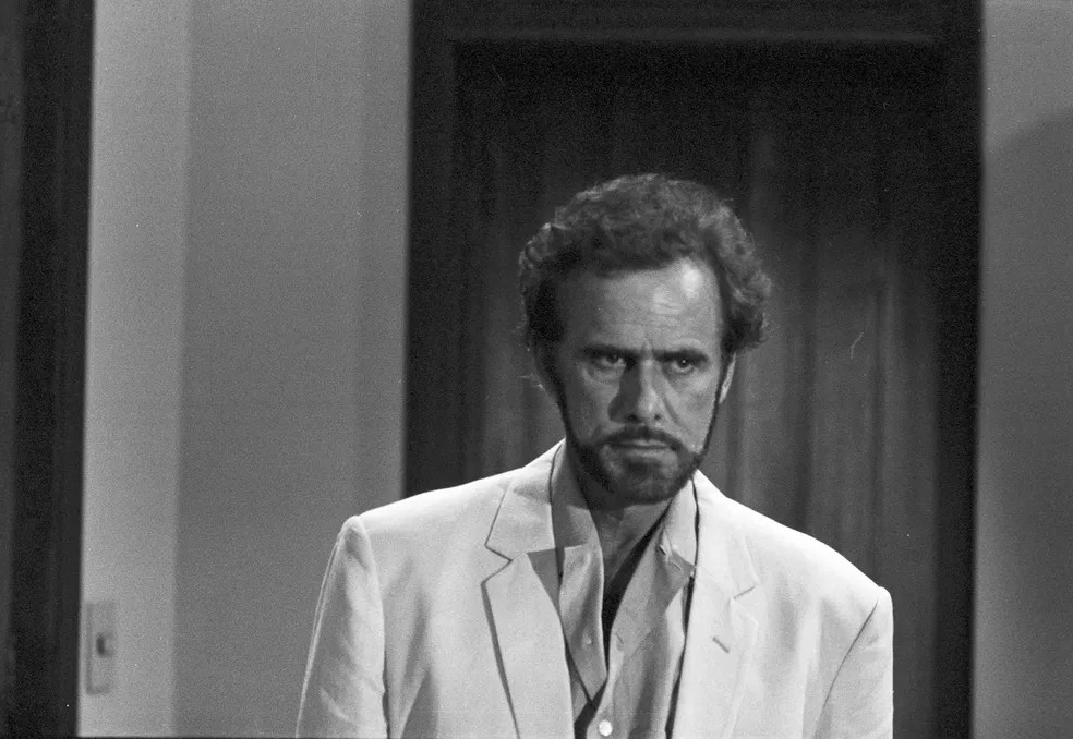 Francisco Cuoco em cena de 'O salvador da pátria', de 1989 — Foto: Bazilio Calazans/Globo