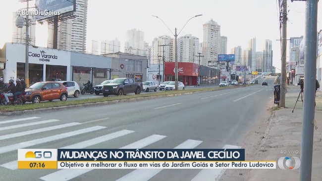 Confira as mudanas no trnsito da regio da Jamel Ceclio, em Goinia
