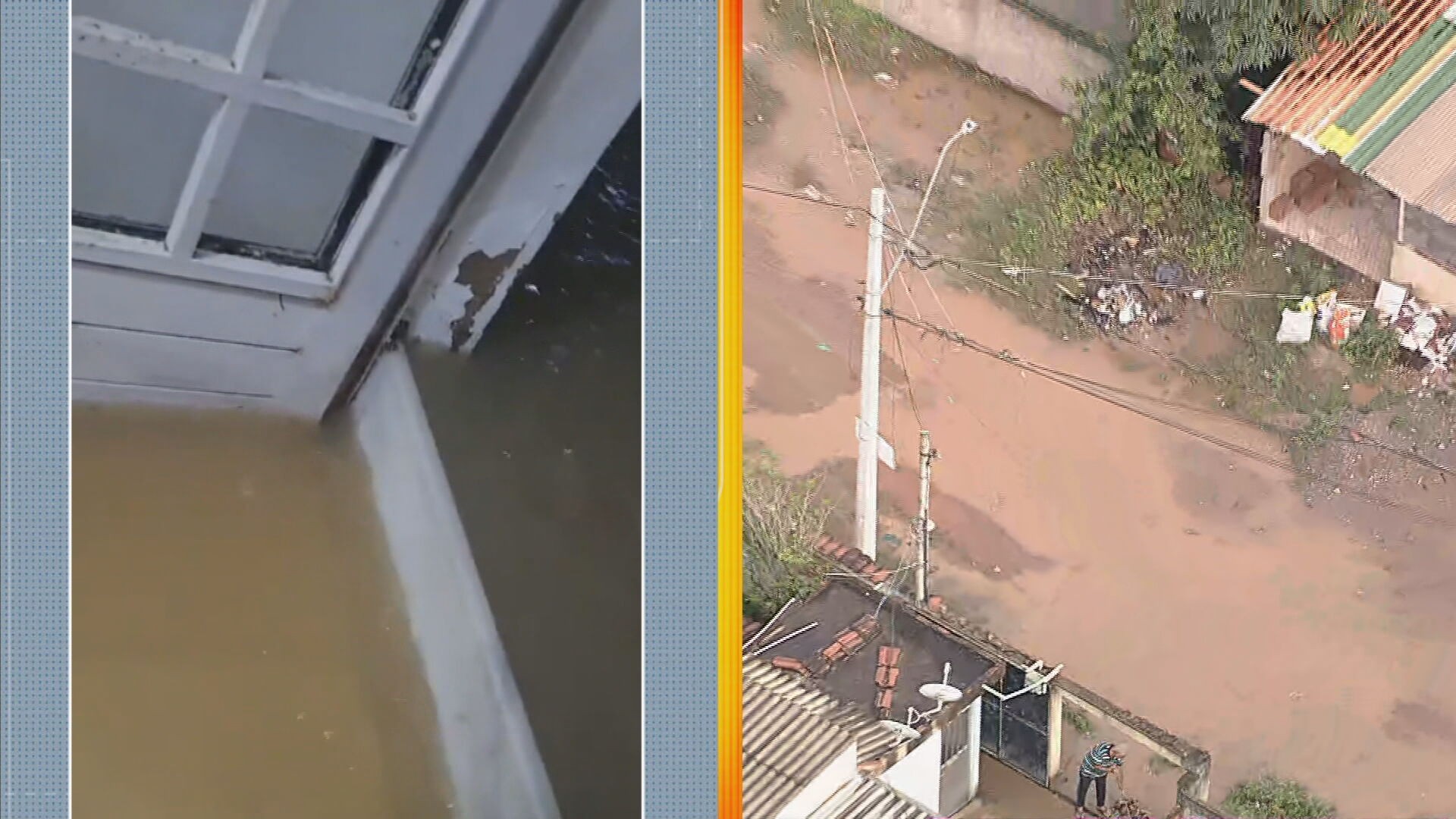 Tubulação estoura e alaga casas em Nova Iguaçu; moradores relatam perda de móveis e eletrodomésticos